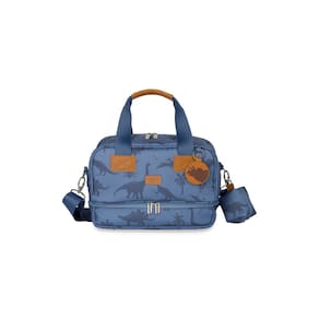 Frasqueira Térmica Vicky Dinossauro Azul - Masterbag