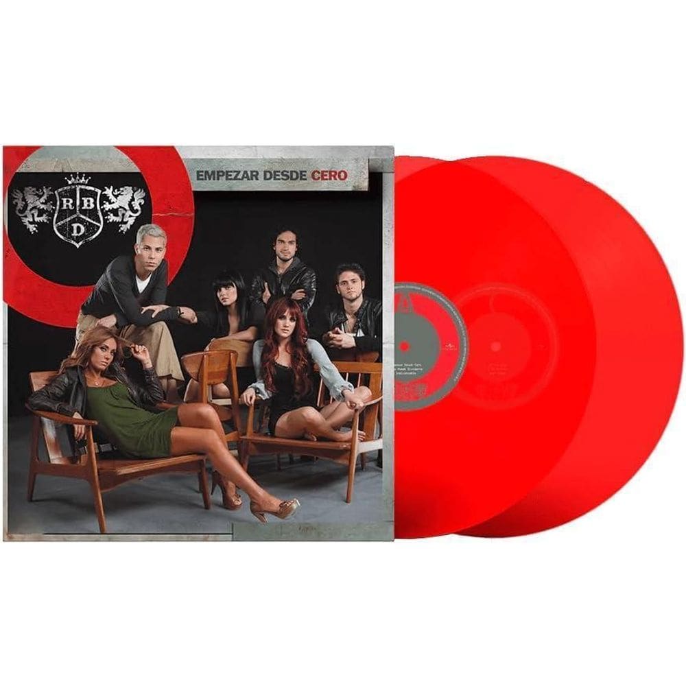Vinil Rbd - Empezar Desde Cero 2 Lps Vermelho Translúcido