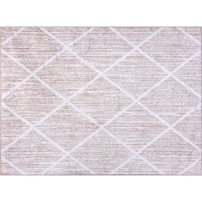 Tapete Sala Classic Sardenha 71 Creme 200X250 Cm Geometrico