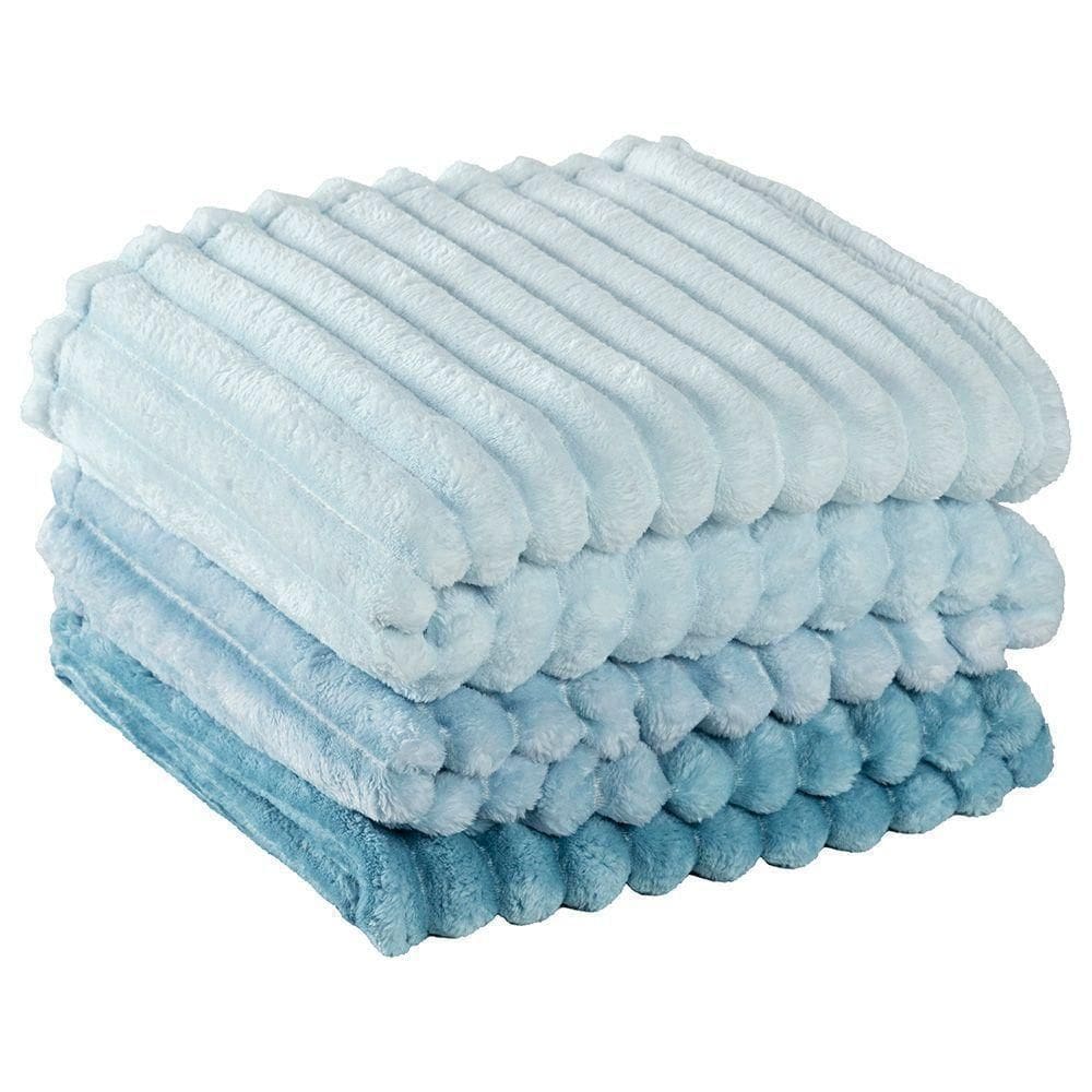 Cobertor Fluffy Queen 01 Peça - Aqua
