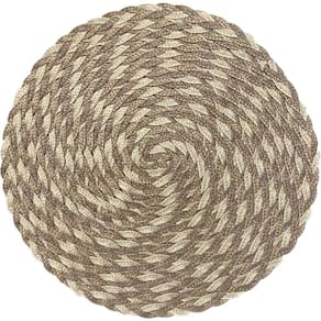 Americano Requinte Mescla Para Mesa Redondo 38cm Palha