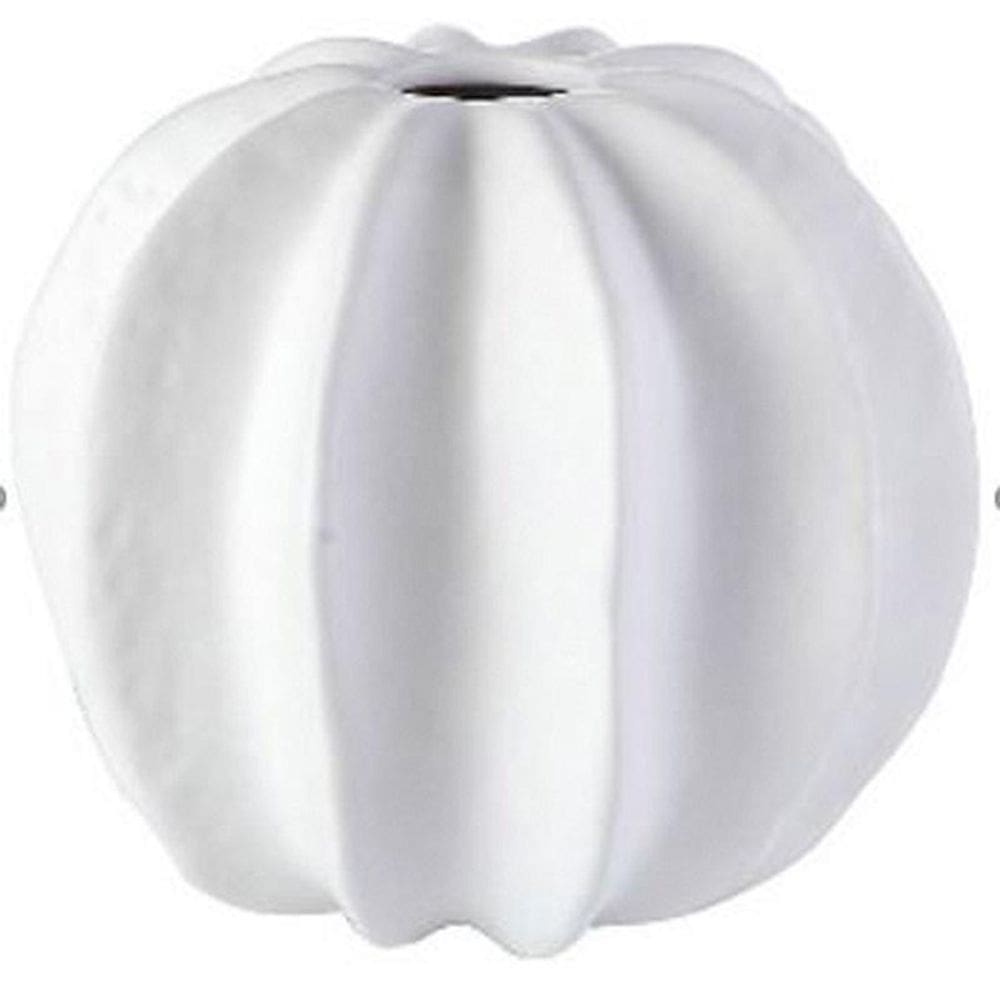 Vaso Cacto Branco 12.5X12.5X12.5Cm Cerâmica