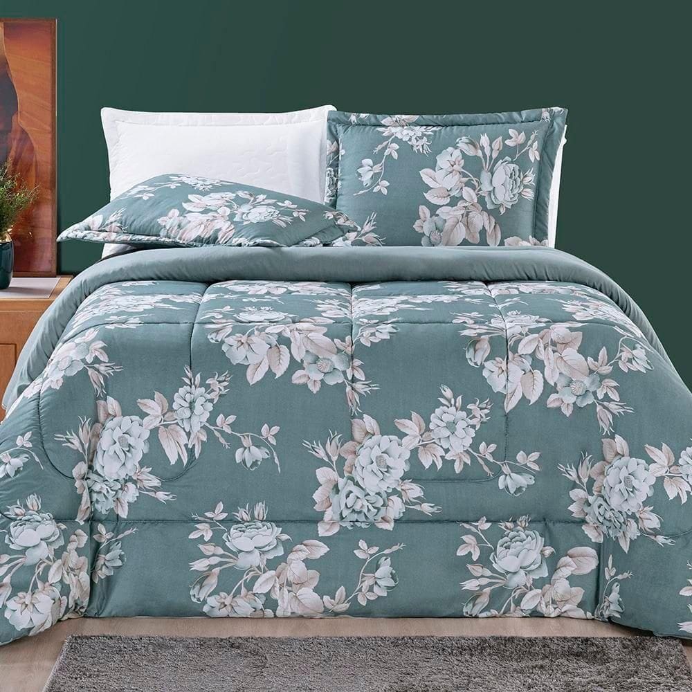 Kit Edredom Avere King 03 Peças Primavera