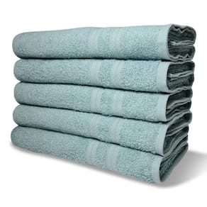Kit 10 Toalhas Banho Gigante Itália Soft 100% Algodão Grossa Luxo - Verde