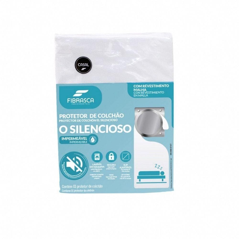 Protetor De Colchão Impermeável Capa Silenciosa Fibrasca Queen