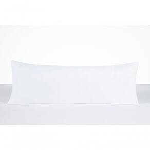 Capa De Travesseiro Para Corpo Xuxão Suavitec Micropercal 200 Fios - Branco