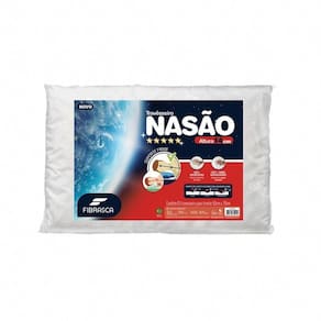 Travesseiro Nasa Alto Nasão 14cm 50x70cm Fibrasca Branco