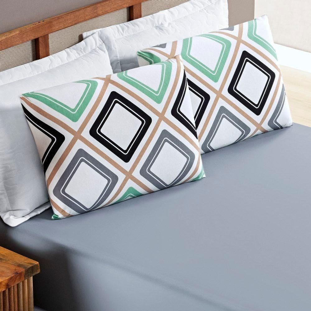 Jogo De Cama Malha Casal Quality 03 Peças - Harmony