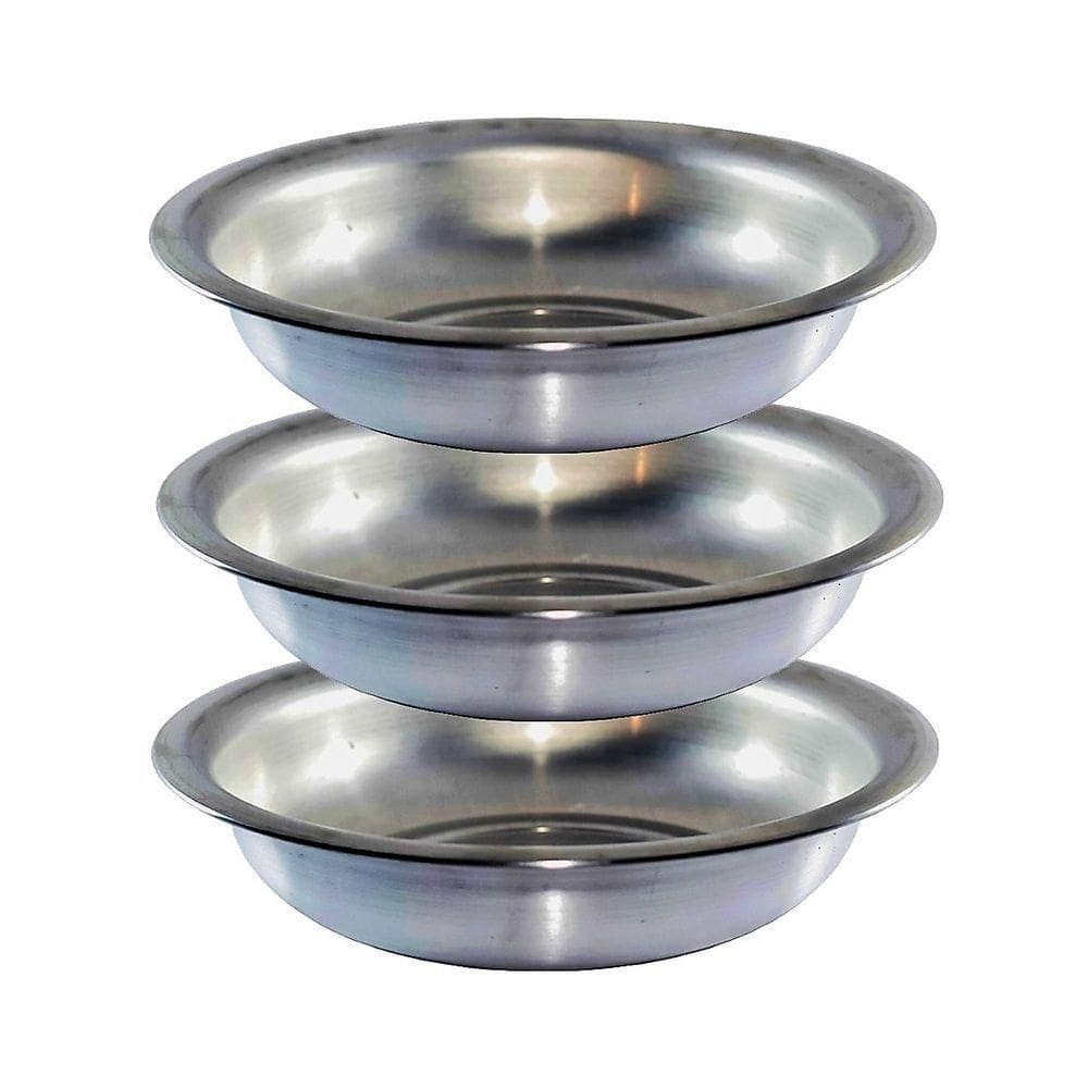 Conjunto Kit Bacia Alumínio Redonda Banho Assento 3 Peças N4