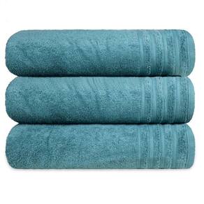 Kit 3 Toalha De Rosto Grande Fio Penteado 100% Algodão - Twist - Verde