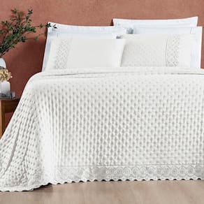 Cobre Leito Nobless Queen 03 Peças - Off White