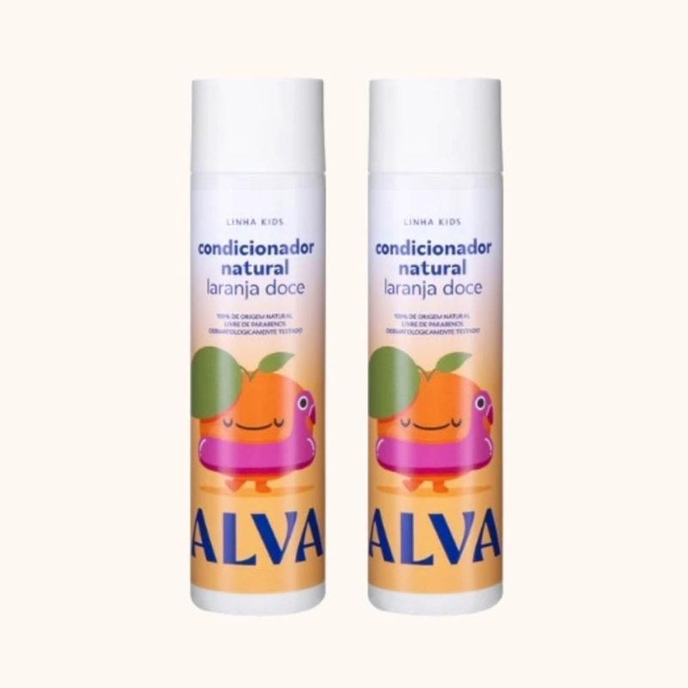 Kit 2X: Condicionador Vegano Infantil Laranja Doce E