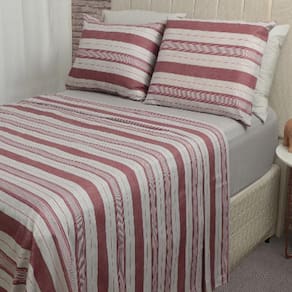Jogo Cama Duplo Queen 4 Peças 140 Fios 250X240Cm Loretto