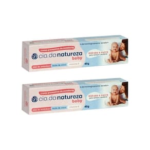 Creme Para Assaduras Cia Da Natureza Baby 45G - Kit Com 2Un