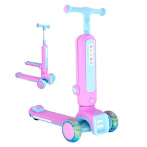 Patinete 2 Em 1 Radical Infantil 3 Rodas Em Pé Ou Sentado