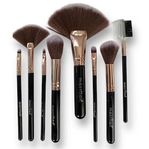Kit Completo De Pincéis Para Maquiagem Macrilan Trend 8Un.