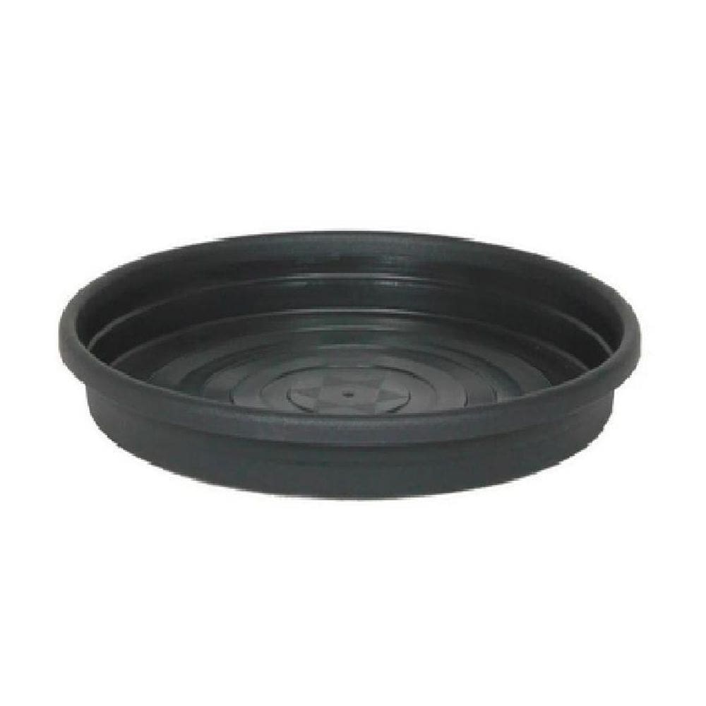 Prato Para Planta Preto Com 24Cm - Nutriplan
