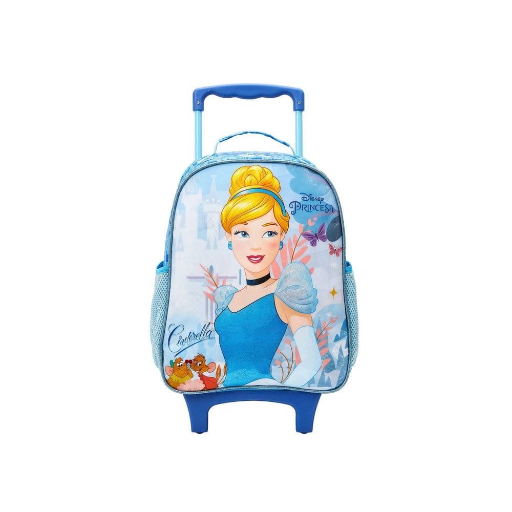 Mochila Escolar De Rodinha Cinderela Disney  13090