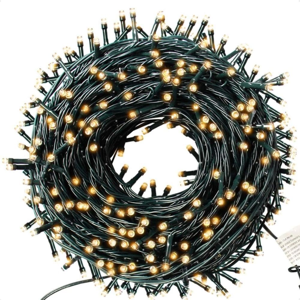 5 Cordão Luminoso Led Pisca Pisca 8 Funções 200 Leds