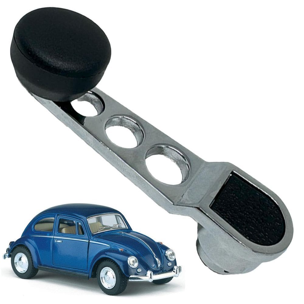 Manivela Reguladora Vidro Esportiva Fusca 1977 À 1996 Preta