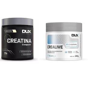 Kit Creatina Creapure 300G + Creatina Crealive 100G Dux