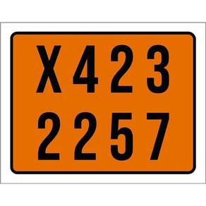 Placa Sinalização Indicativa X423 2257 36X46