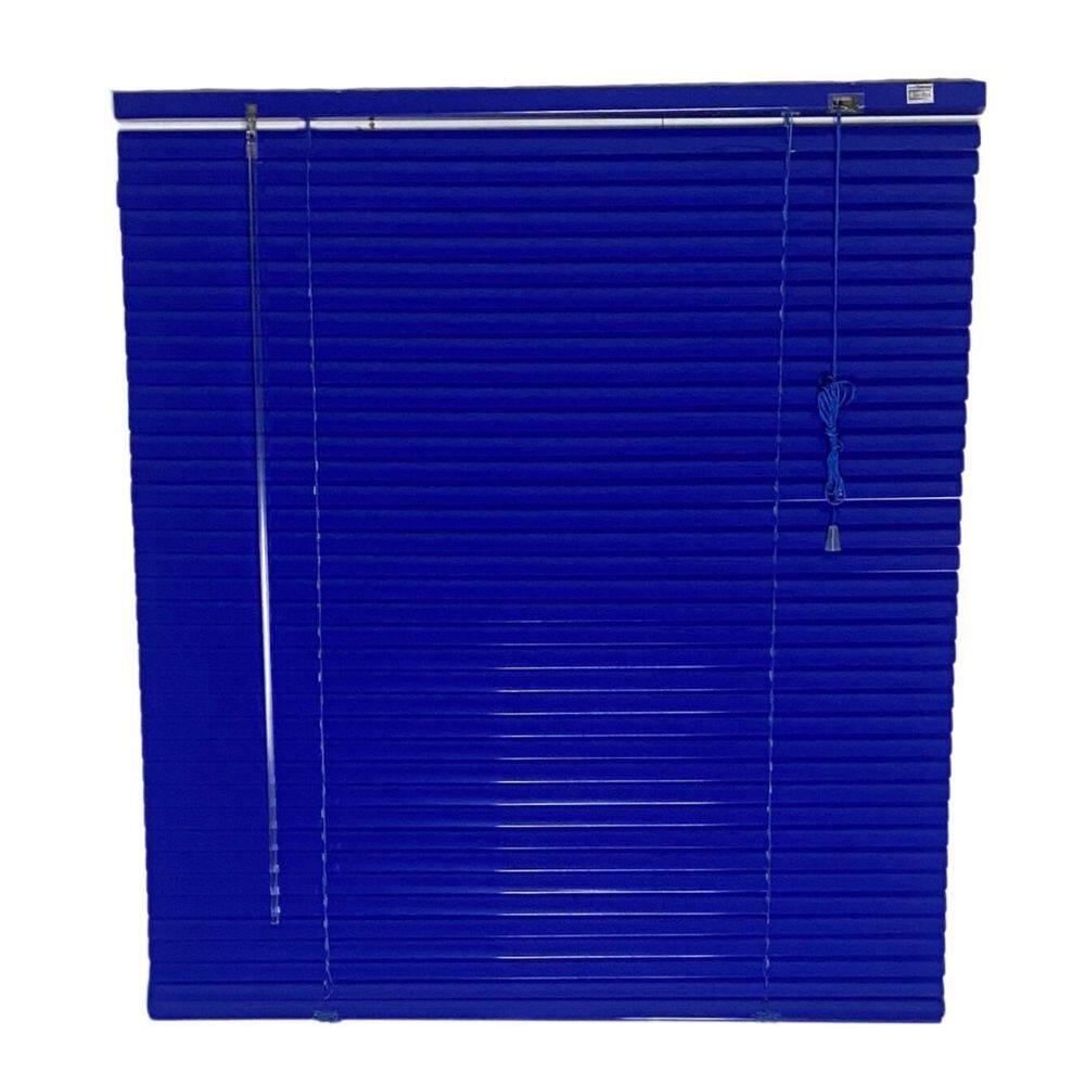 Persiana Horizontal Aluminio 25Mm Azul 80 L X 160 A Cm