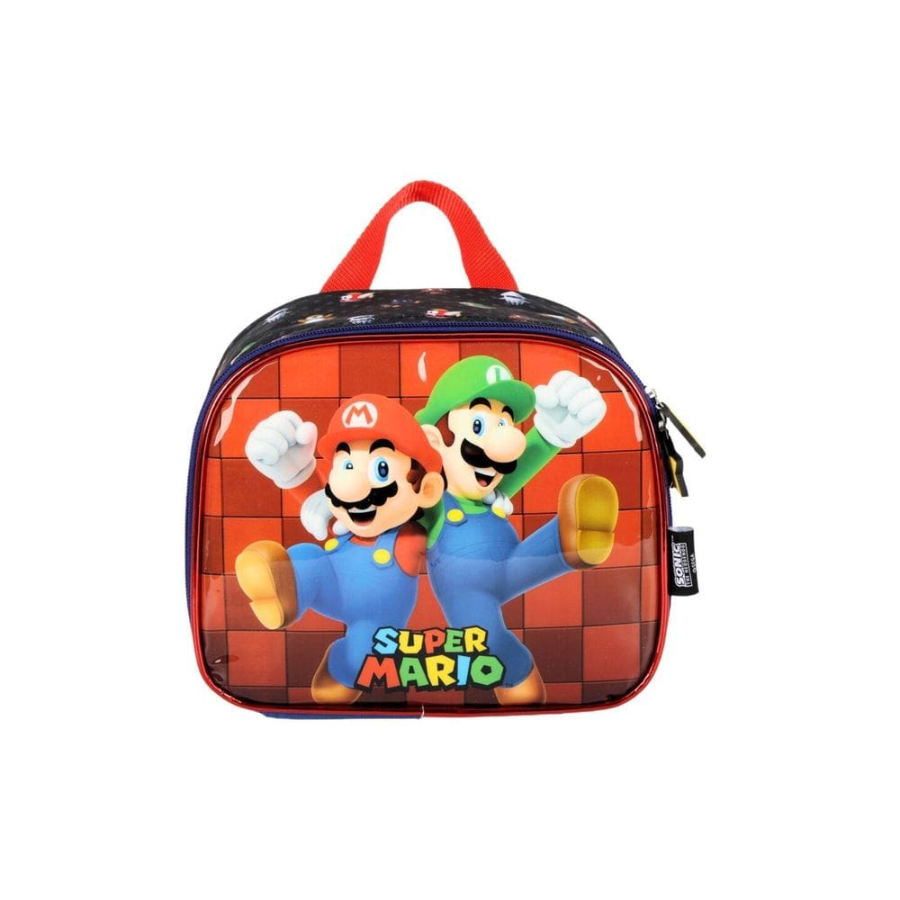 Lancheira Escolar Térmica Super Mario Bros La41403 - Preto