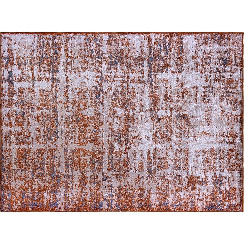 Tapete Sala Classic Bahamas 13 Laranja 200X300 Cm Estonado