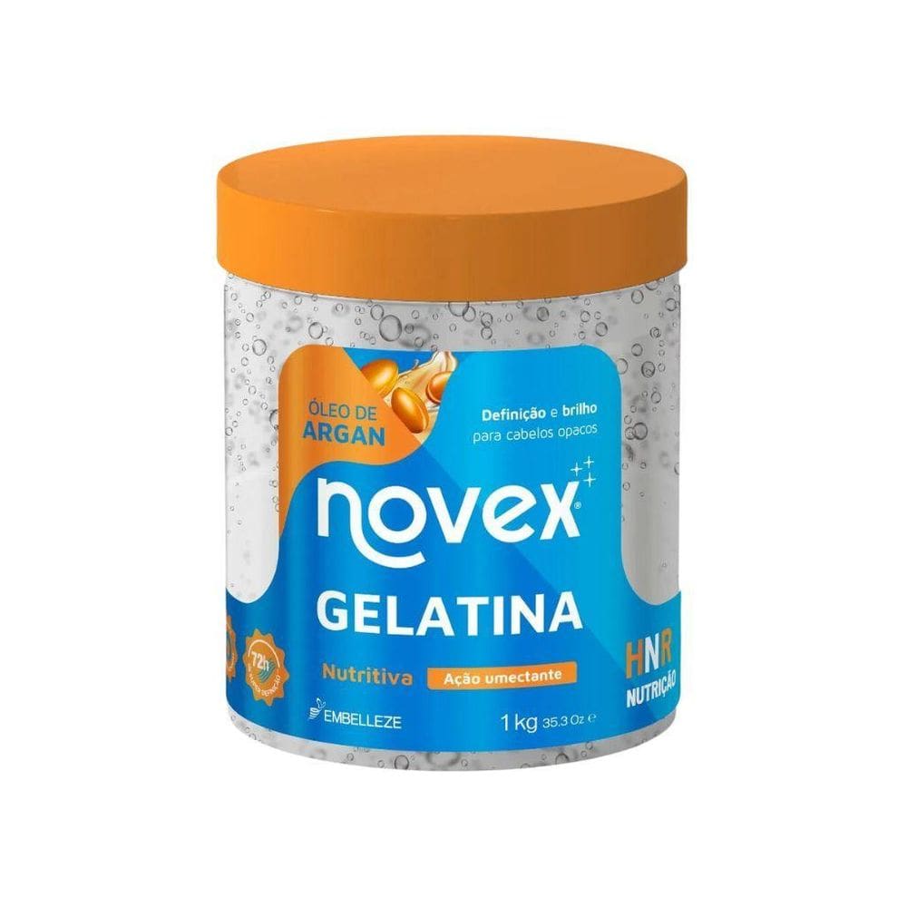 Gelatina Capilar Novex 1000G Oleo De Argan Nutritiva