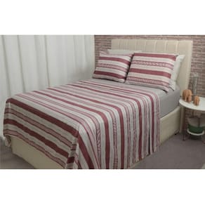 Jogo Cama Duplo Casal 4 Peças 140 Fios 250X220Cm Loretto