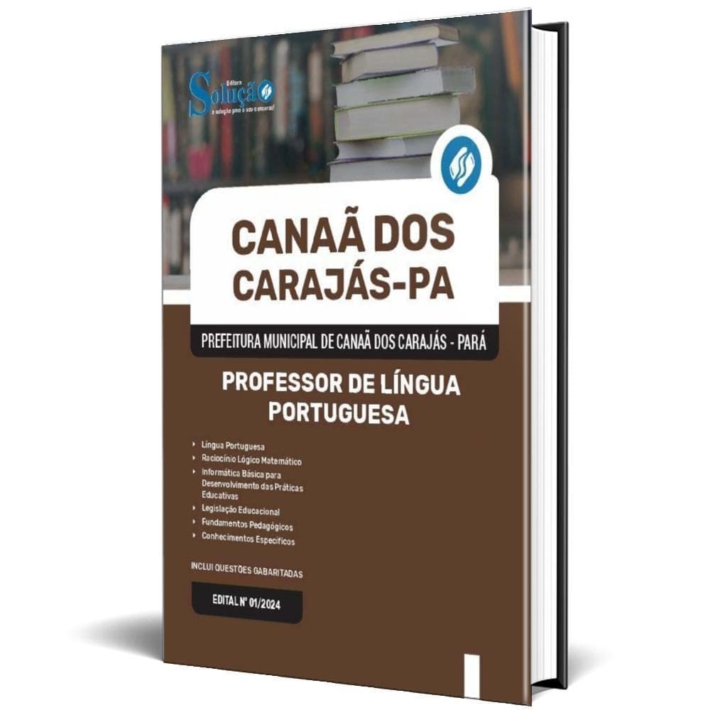 Apostila Prefeitura Canaã Dos Carajás Pa 2024 Professor