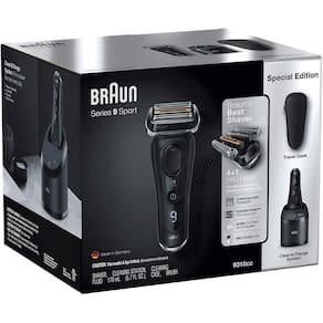 Braun S9 Sport Barbeador Com Cartucho Limpeza E Estojo