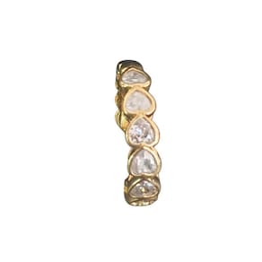 Brinco Piercing Fake Pressão Folheado A Ouro 18K