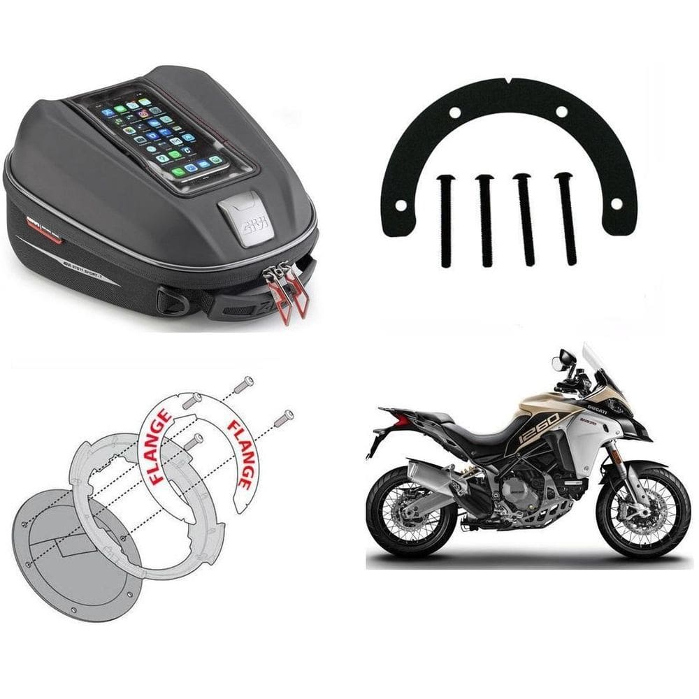 Bolsa Tanque Givi St611 + Bocal Bf11 Ducati 1260 Multistrada