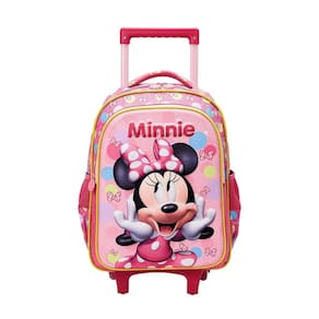 Mochila Escolar De Rodinha Minnie  Disney 13240