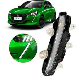 Led Full Drl Parachoque Peugeot 2022 Esquerdo