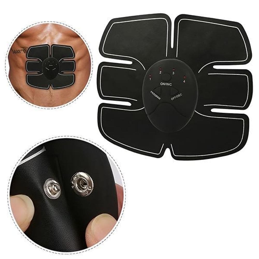 Estimulador Elétrico Ems Para Abdômen 6 Pack Tonificador