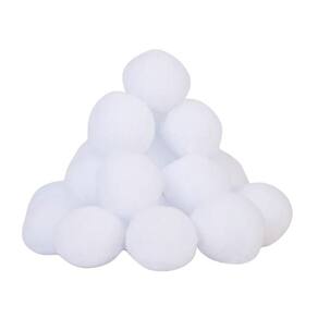 Bolas De Neve Decoração Natal 5X5Cm Com 10 Unidades Cromus