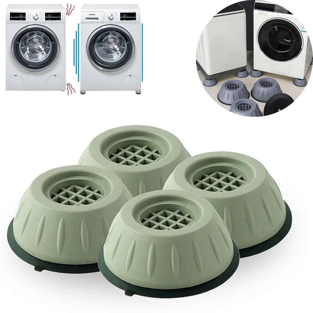 Kit 2 Pé Nivelador Máquina Lavar Antiderrapante Antivibração