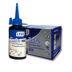 Tinta Para Quadro Branco Azul Refil 20Ml 1Und Lyke