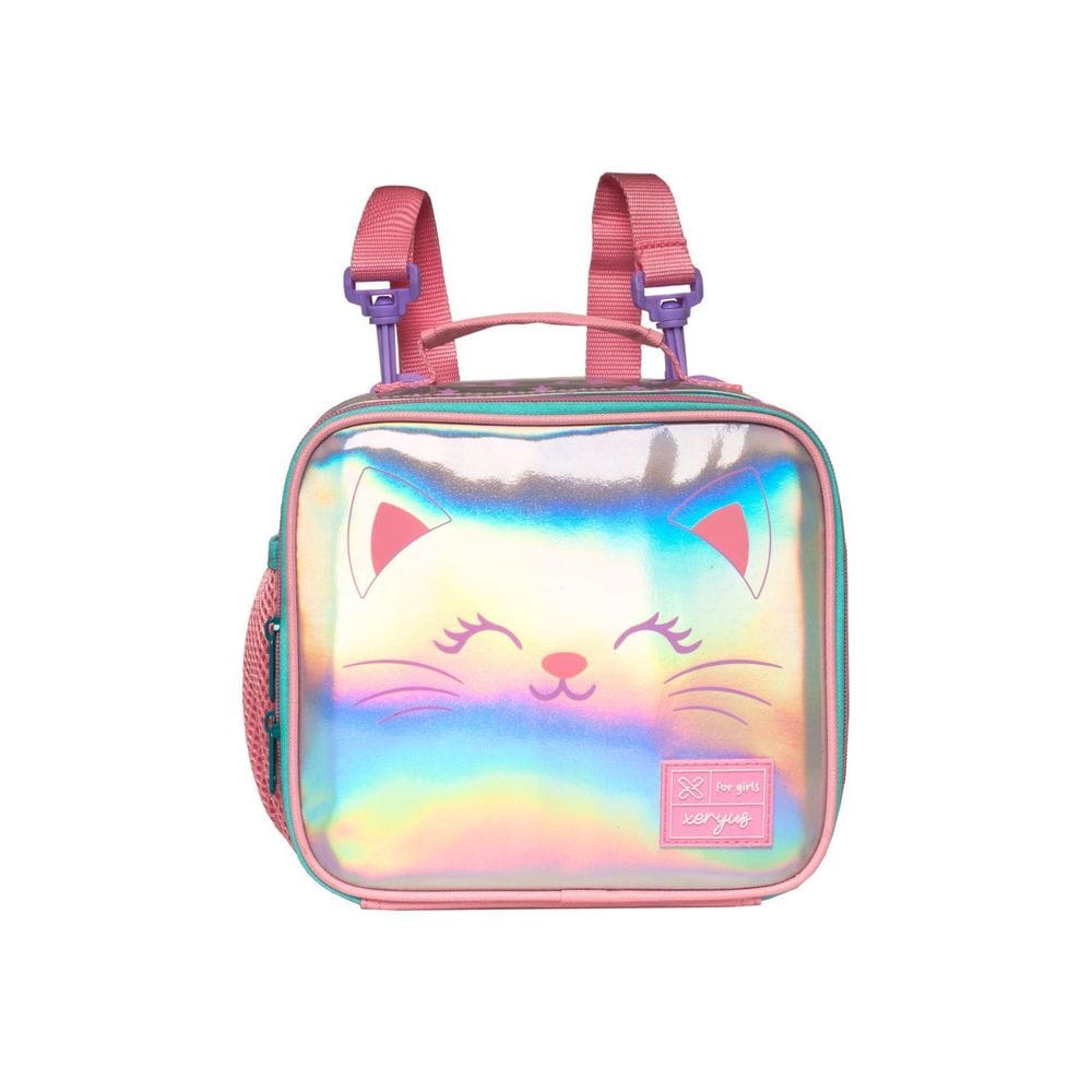 Lancheira Térmica Escolar Tween Gatinho Holográfico 13962