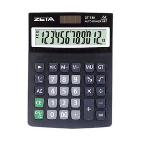 Calculadora De Mesa Zeta 12 Dígitos Zt738