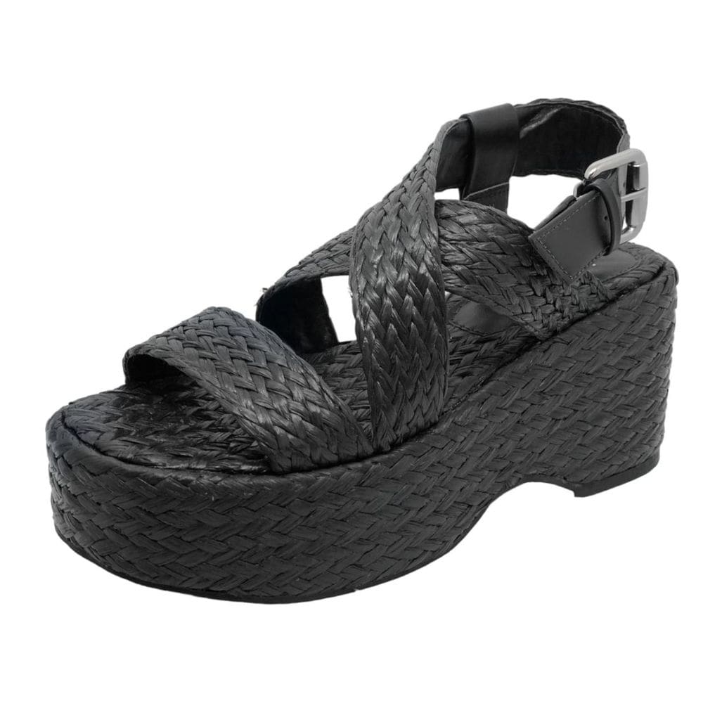 Sandalia Feminina Anabela de Juta Lia Line 2260.71440