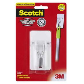 Gancho Adesivo 3M Scotch 3,5Kg Fixação Permanente CM-313
