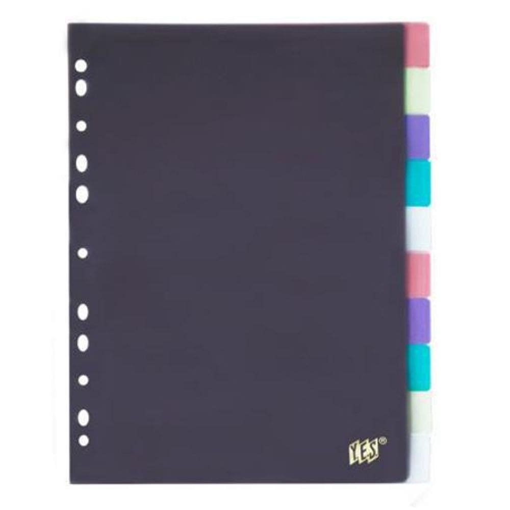 Divisória Colorida A4 - 10 Projeções Com Visor - 10Intba-Sor