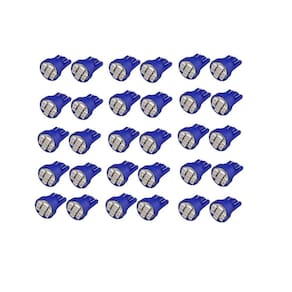 KIt 100 Leds Pingão T10 8 Leds Smd Pingo Luz W5W 1026 Azul