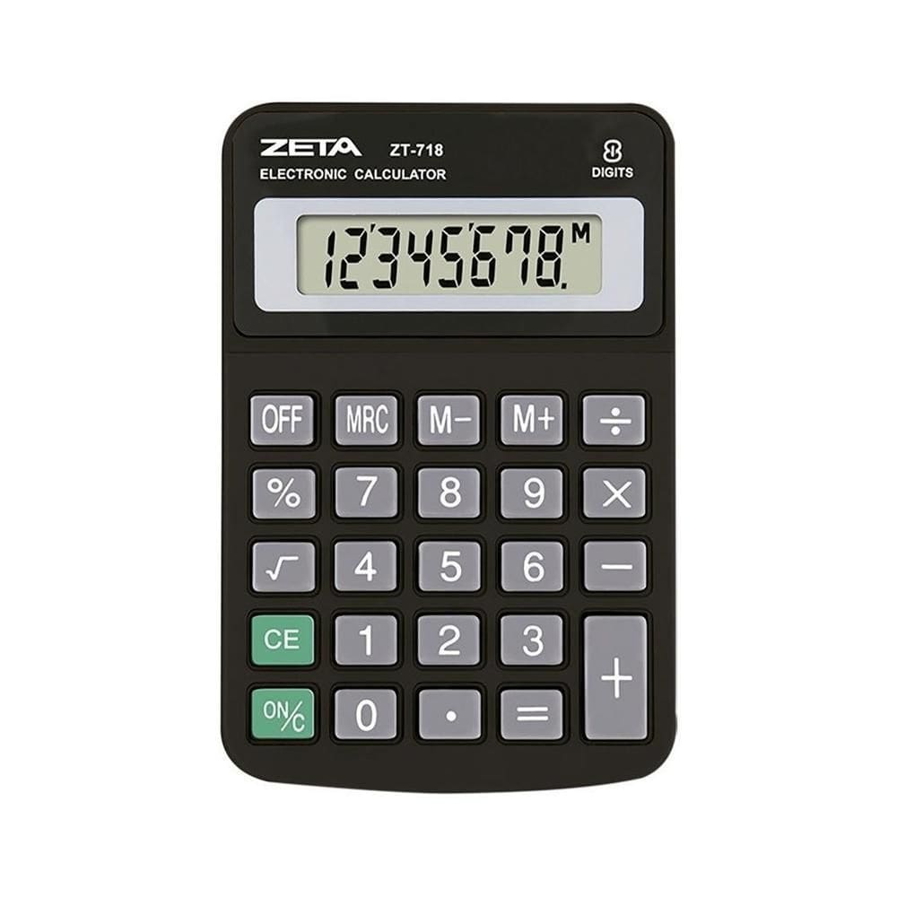 Calculadora De Mesa Zeta 8 Dígitos Zt718
