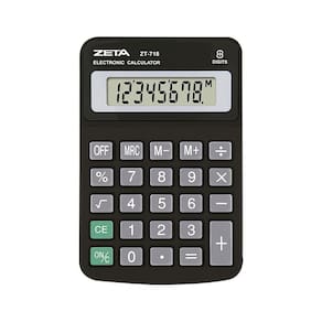Calculadora De Mesa Zeta 8 Dígitos Zt718