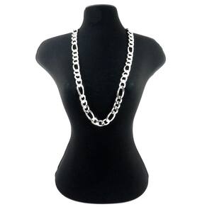 Corrente Masculina 53cm Folheada Prata CR105 Wnbijouterias